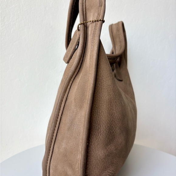 バッグ Vintage Coach Ergo Nubuck Bag Brown 4398 Vintage Coach Ergo